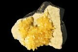 Fluorescent, Yellow Calcite Crystal Cluster - South Dakota #129707-1